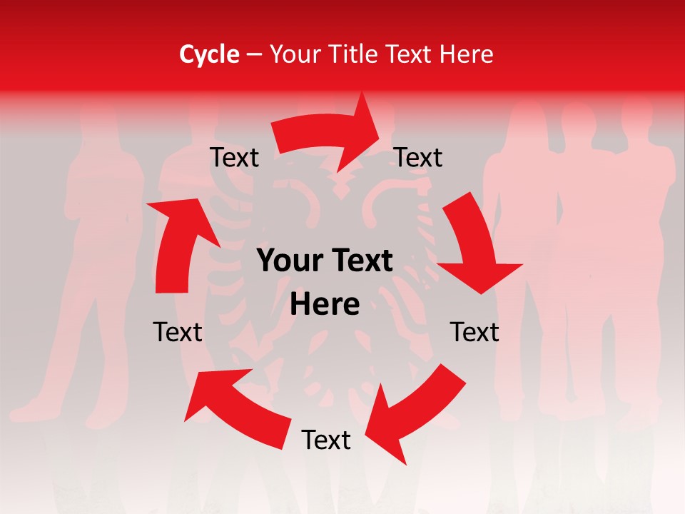 Sport Outline Woman PowerPoint Template