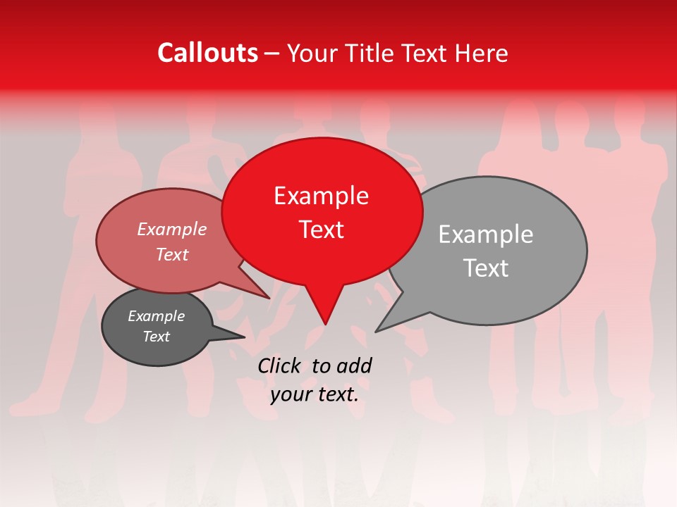 Sport Outline Woman PowerPoint Template