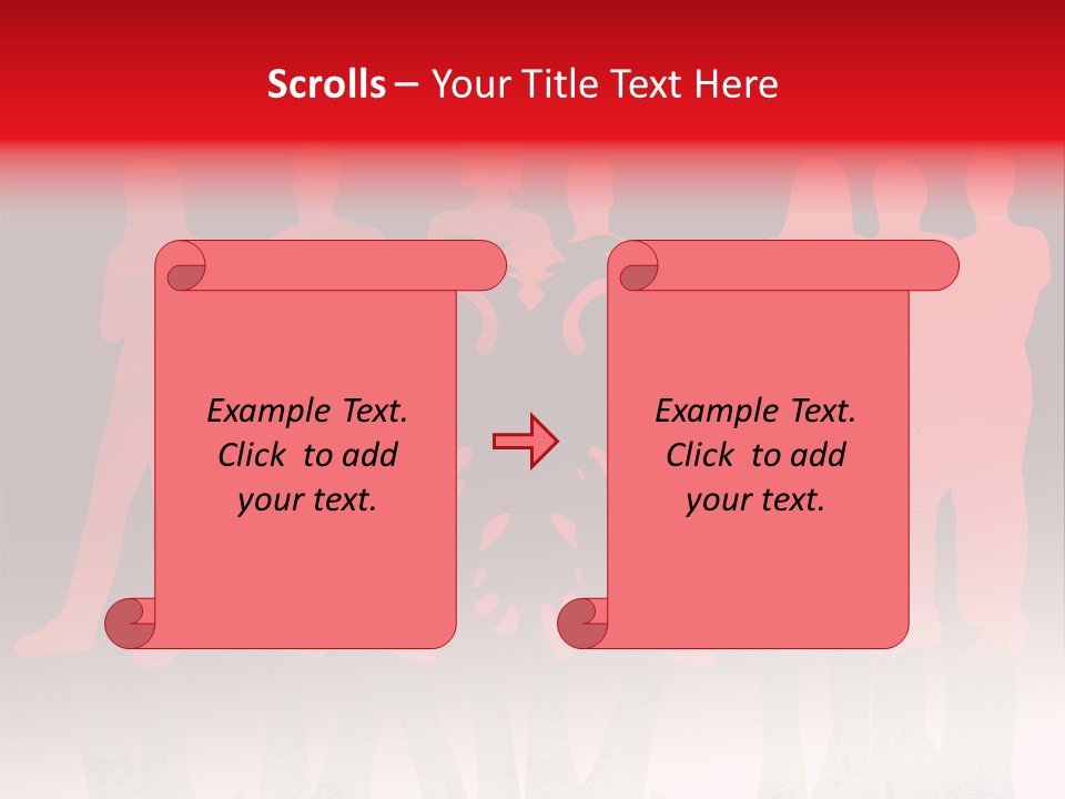 Sport Outline Woman PowerPoint Template