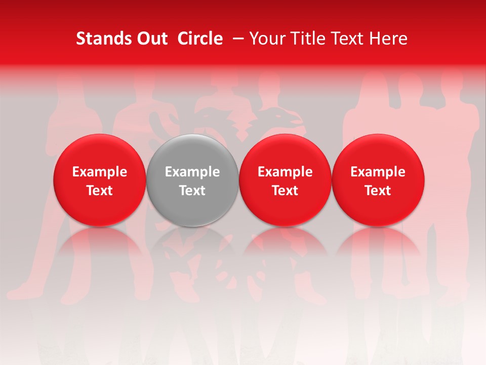 Sport Outline Woman PowerPoint Template