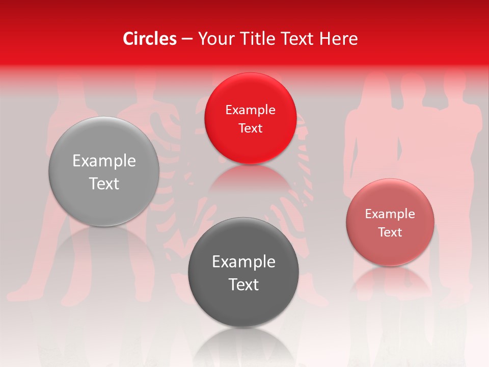 Sport Outline Woman PowerPoint Template