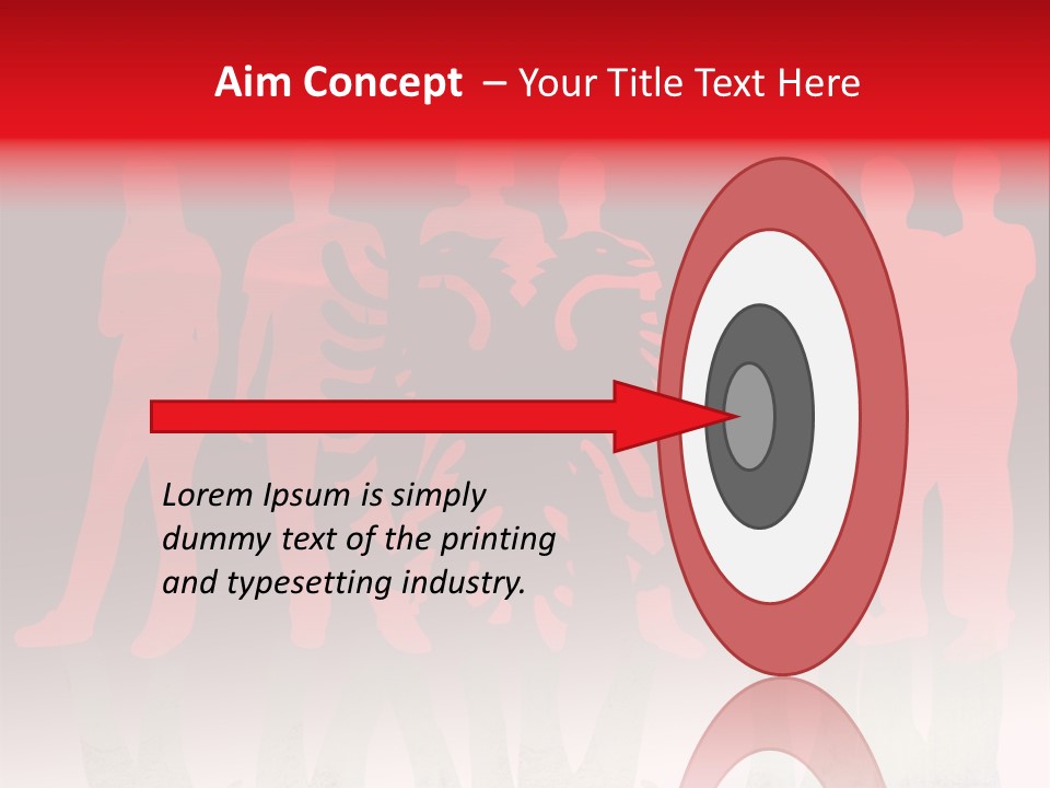 Sport Outline Woman PowerPoint Template