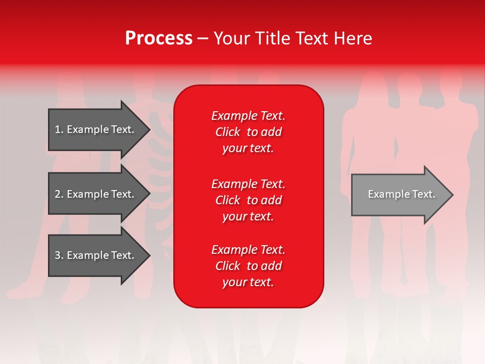 Sport Outline Woman PowerPoint Template
