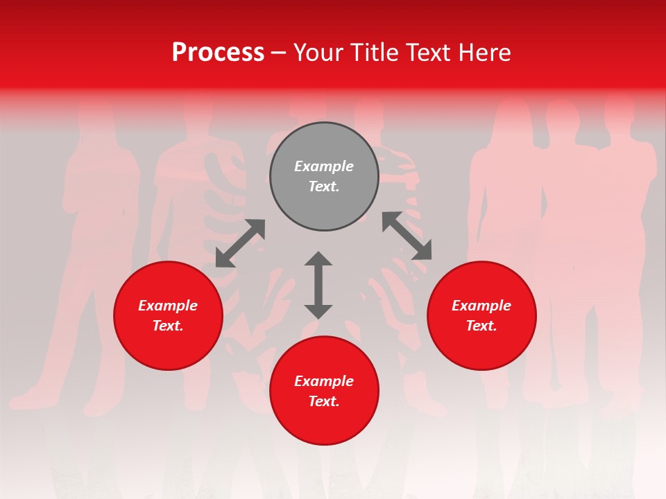 Sport Outline Woman PowerPoint Template