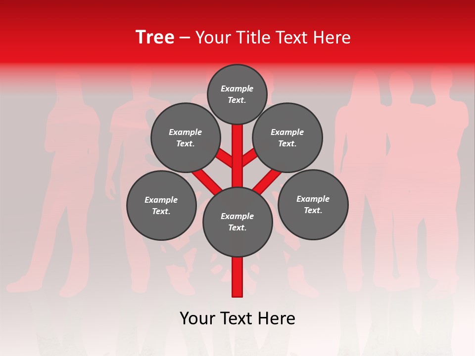 Sport Outline Woman PowerPoint Template