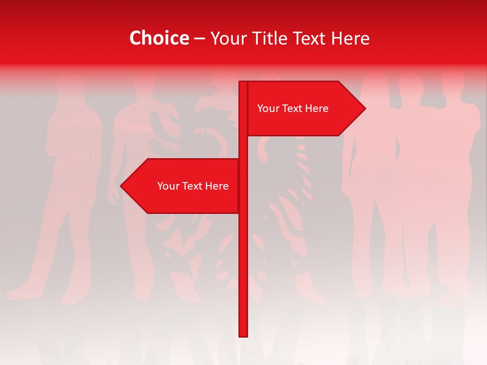 Sport Outline Woman PowerPoint Template