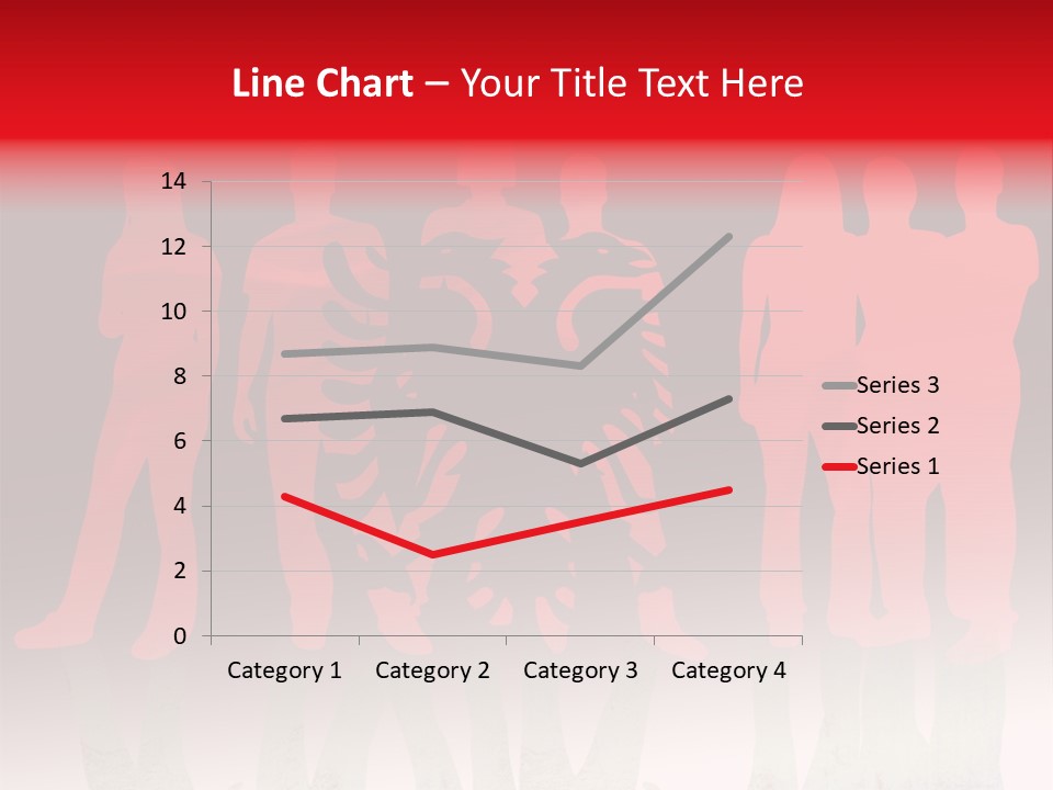 Sport Outline Woman PowerPoint Template