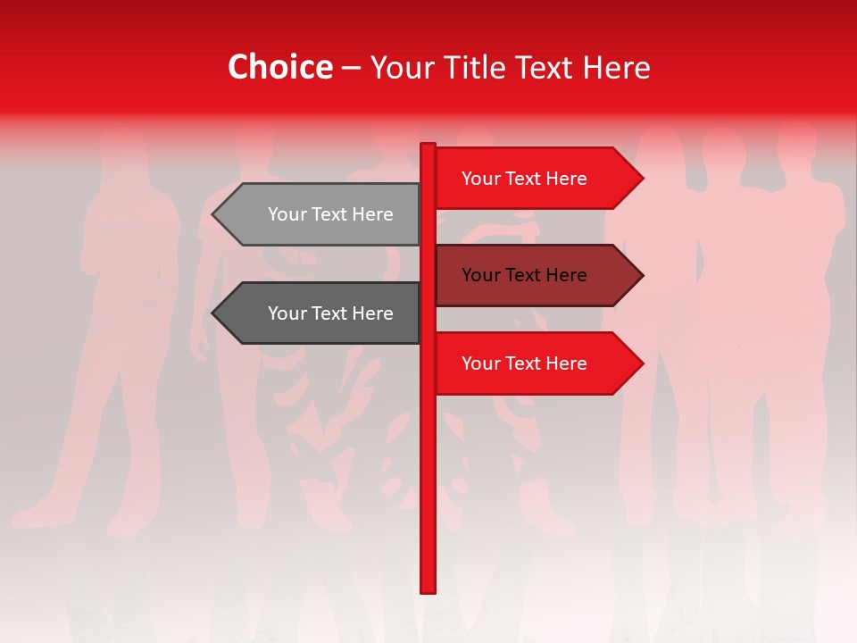 Sport Outline Woman PowerPoint Template