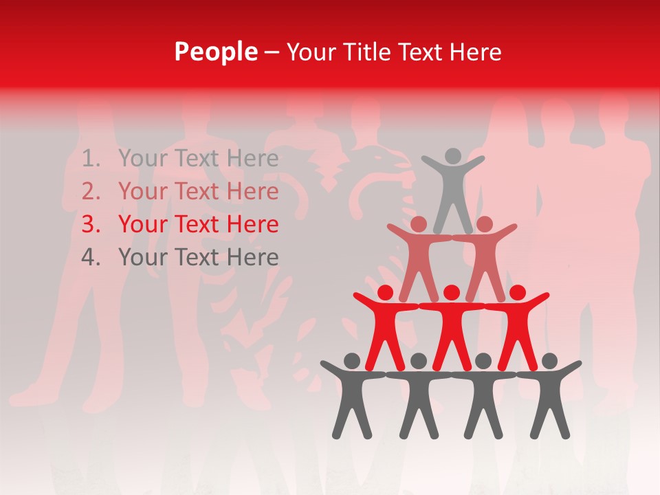 Sport Outline Woman PowerPoint Template