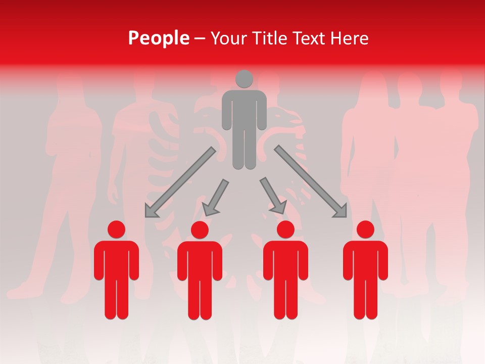 Sport Outline Woman PowerPoint Template