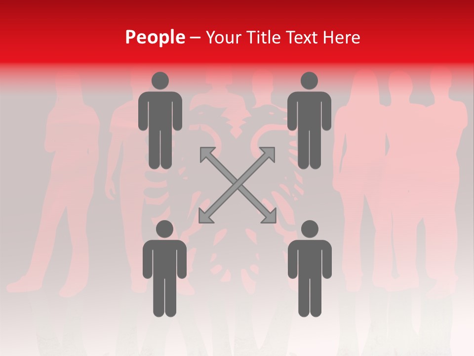 Sport Outline Woman PowerPoint Template