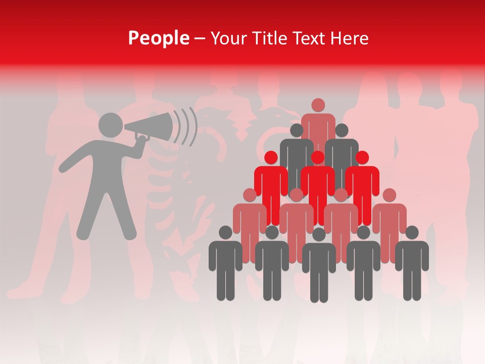 Sport Outline Woman PowerPoint Template