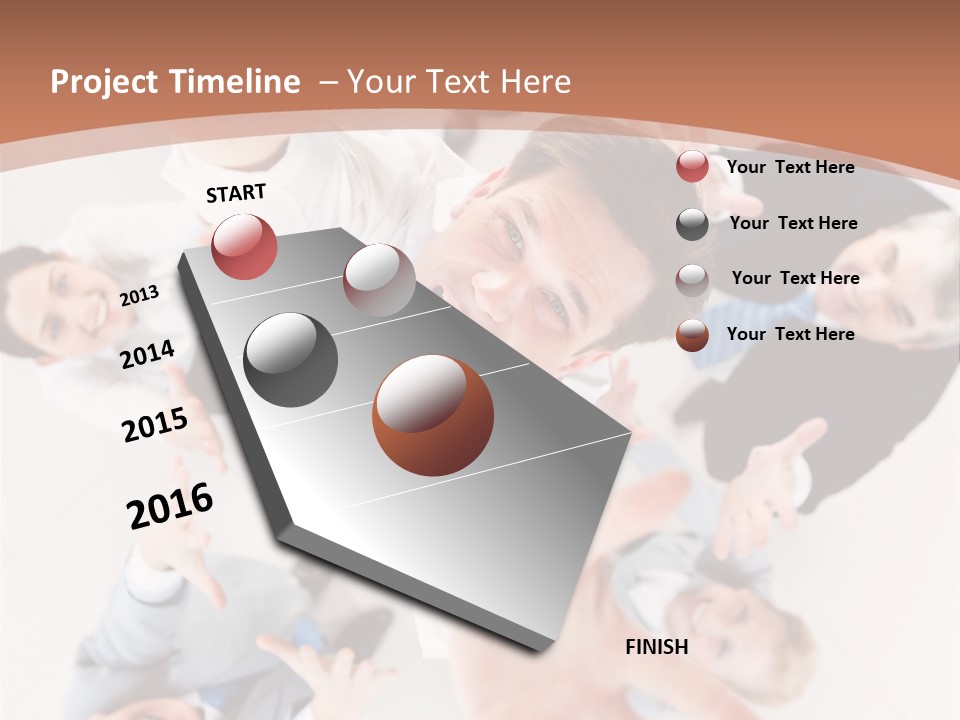 Young Career Happiness PowerPoint Template