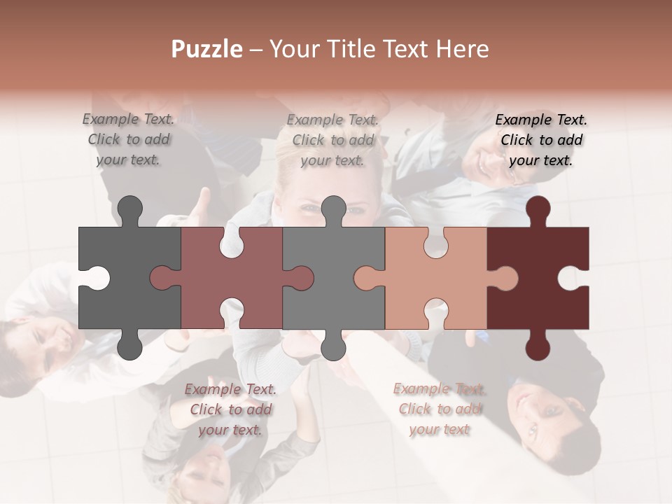 Blonde  Pretty PowerPoint Template