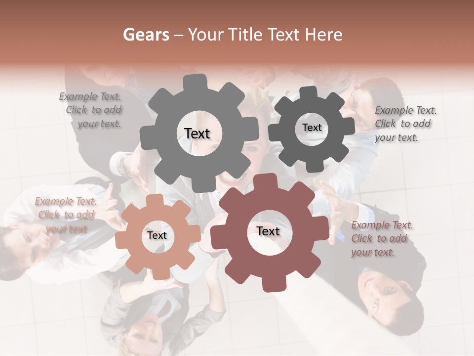 Blonde  Pretty PowerPoint Template