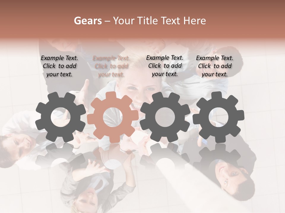 Blonde  Pretty PowerPoint Template