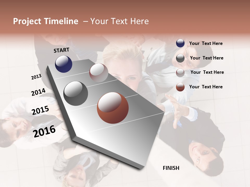 Blonde  Pretty PowerPoint Template
