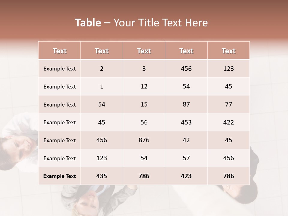 Blonde  Pretty PowerPoint Template