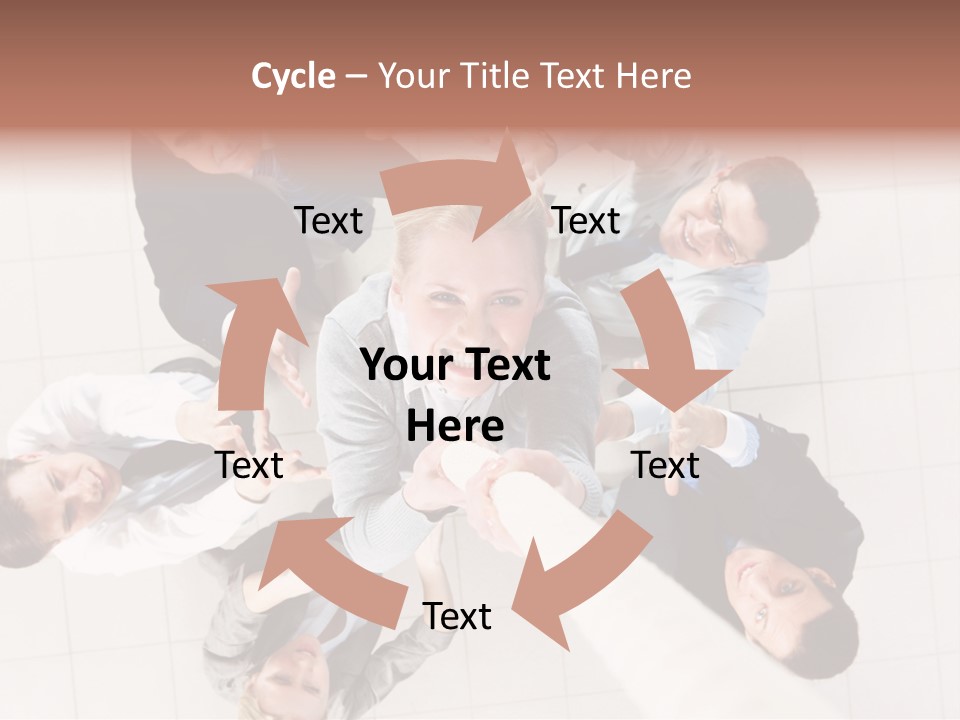 Blonde  Pretty PowerPoint Template