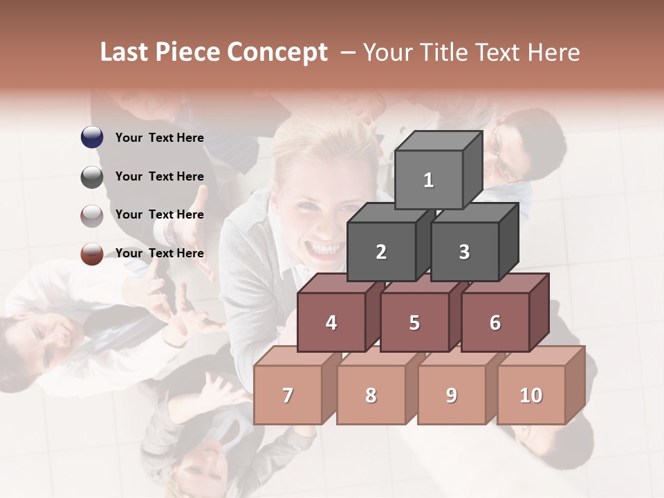 Blonde  Pretty PowerPoint Template