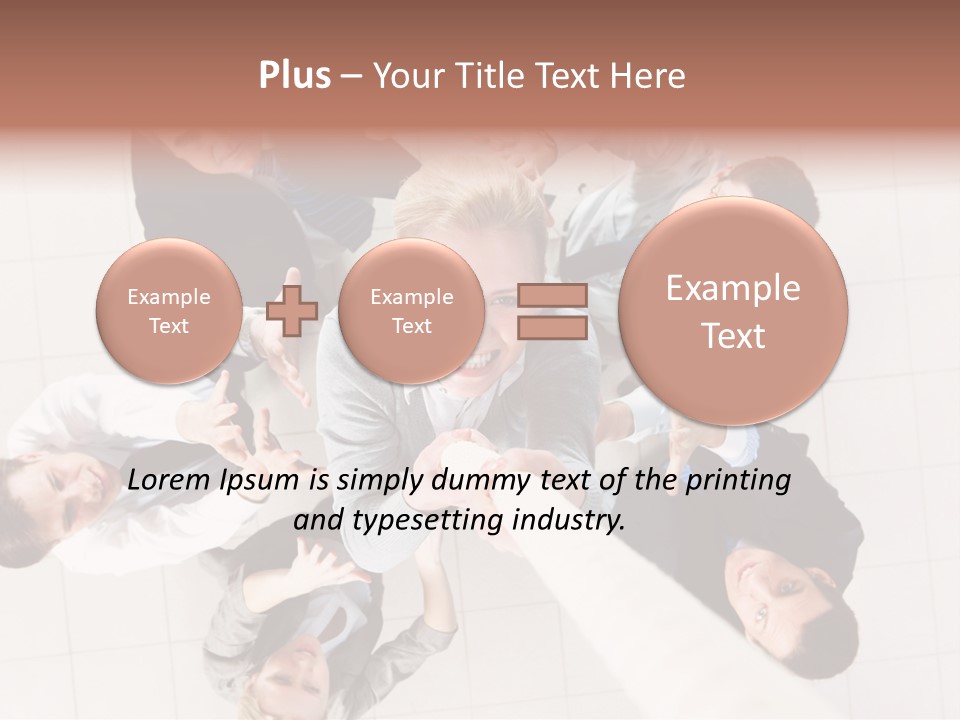 Blonde  Pretty PowerPoint Template