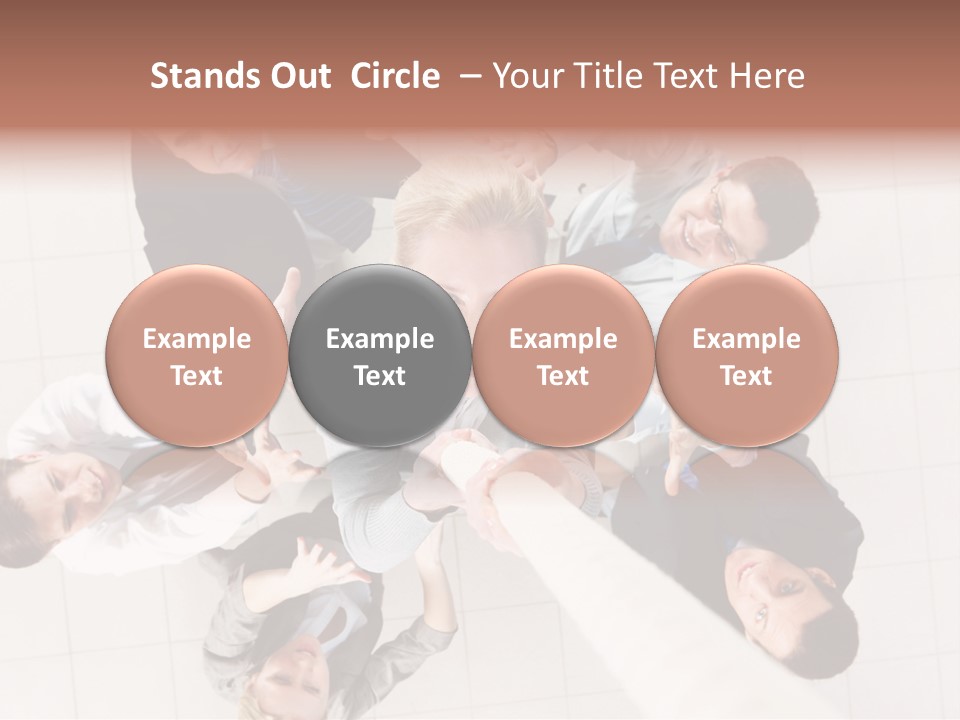 Blonde  Pretty PowerPoint Template