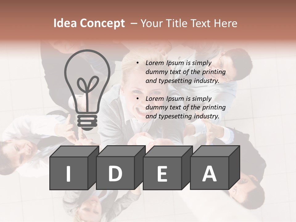 Blonde  Pretty PowerPoint Template
