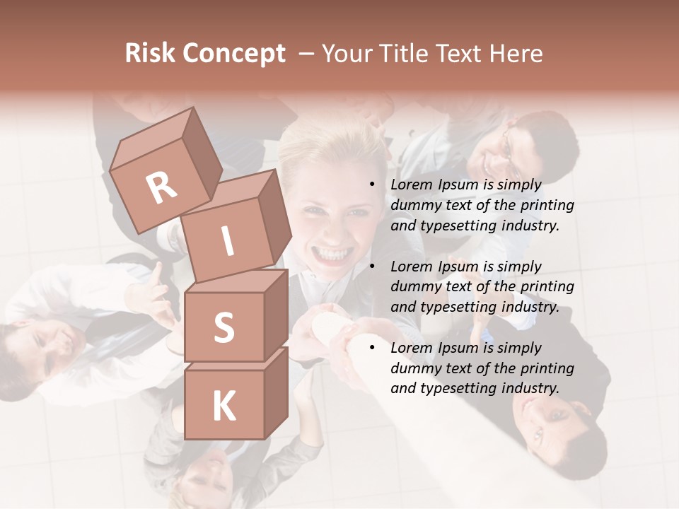 Blonde  Pretty PowerPoint Template