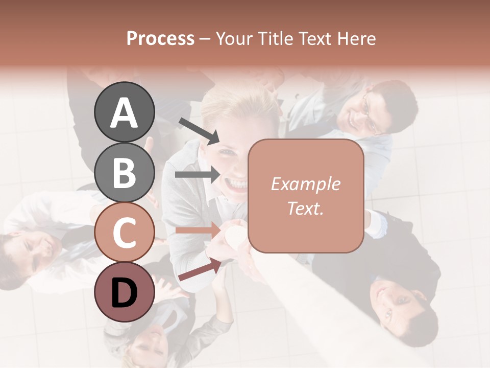 Blonde  Pretty PowerPoint Template