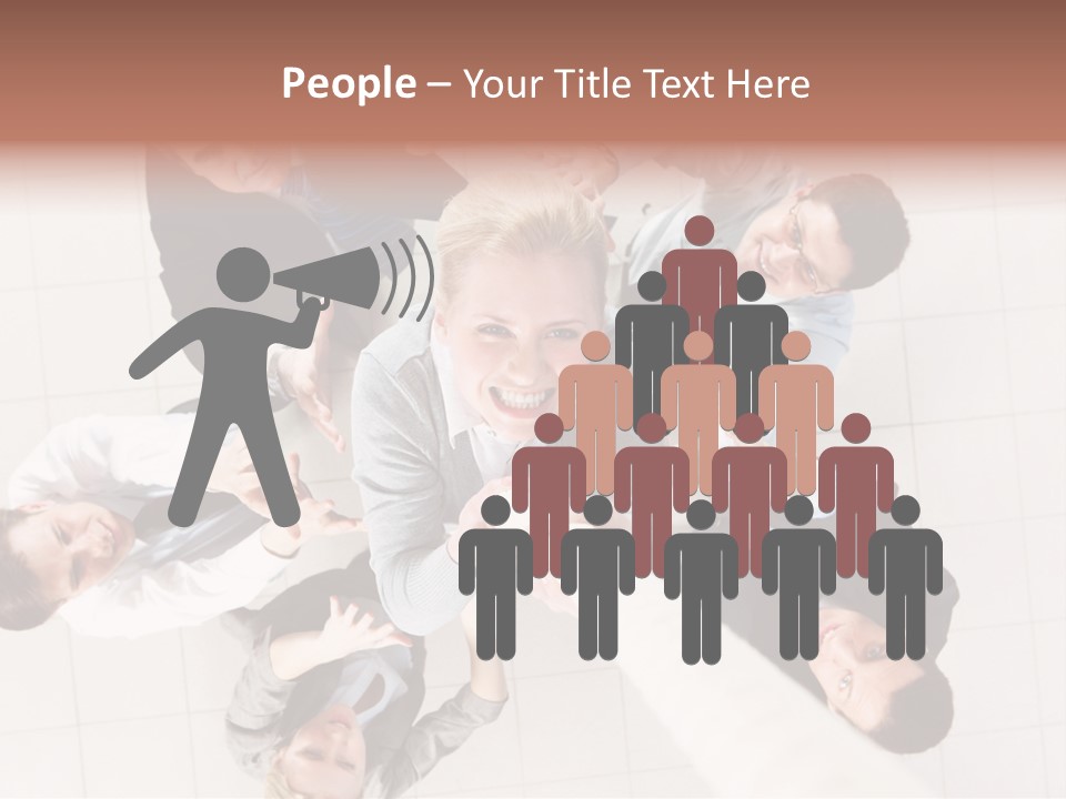 Blonde  Pretty PowerPoint Template