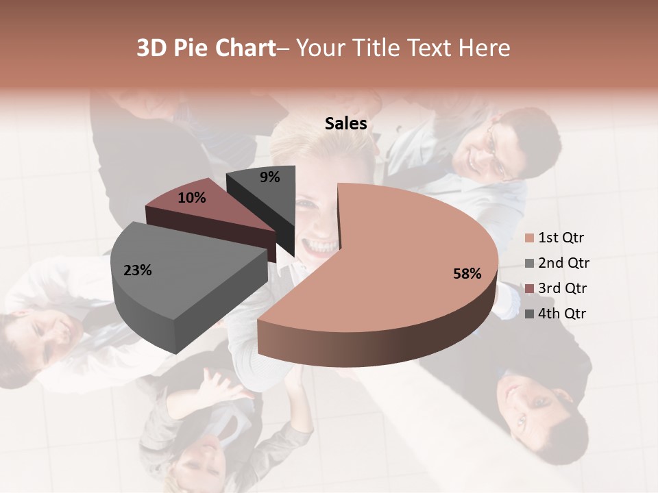 Blonde  Pretty PowerPoint Template