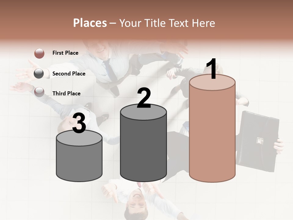 Confident Partnership Businessteam PowerPoint Template