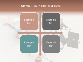 Confident Partnership Businessteam PowerPoint Template