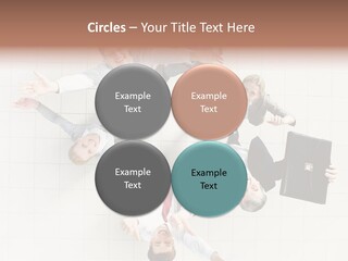 Confident Partnership Businessteam PowerPoint Template
