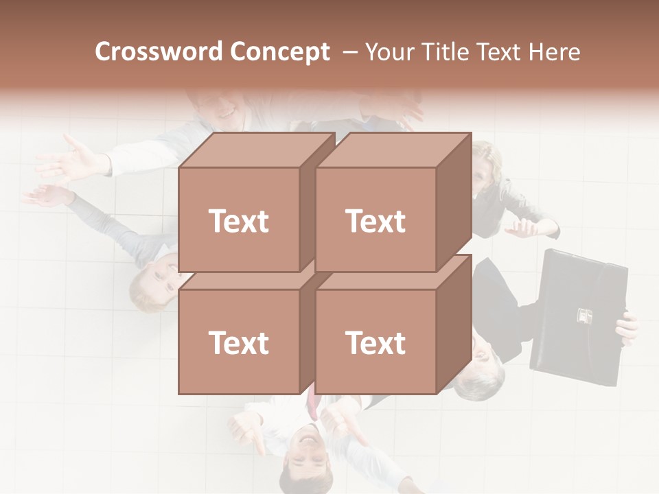 Confident Partnership Businessteam PowerPoint Template