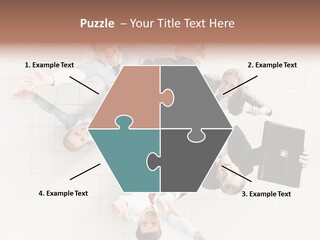 Confident Partnership Businessteam PowerPoint Template
