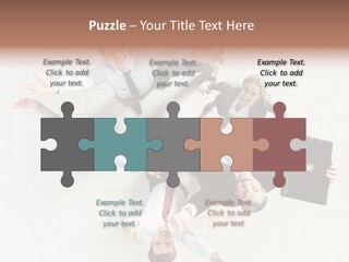 Confident Partnership Businessteam PowerPoint Template