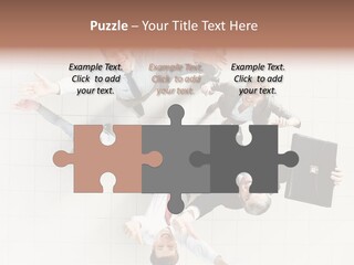 Confident Partnership Businessteam PowerPoint Template