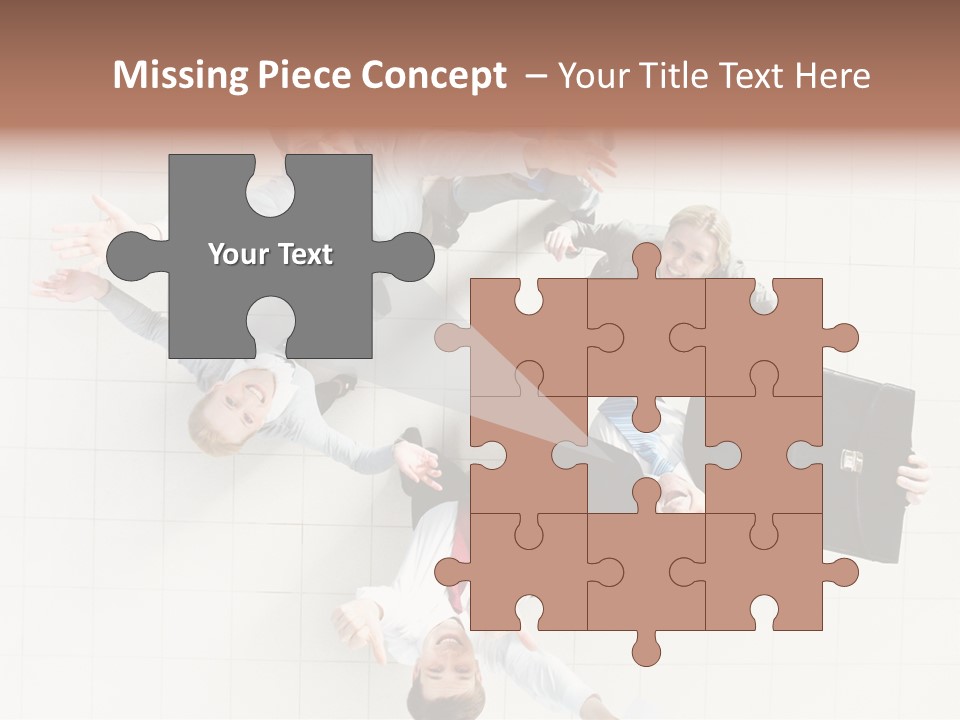 Confident Partnership Businessteam PowerPoint Template