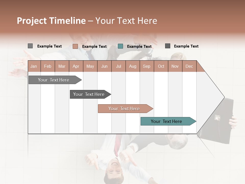 Confident Partnership Businessteam PowerPoint Template
