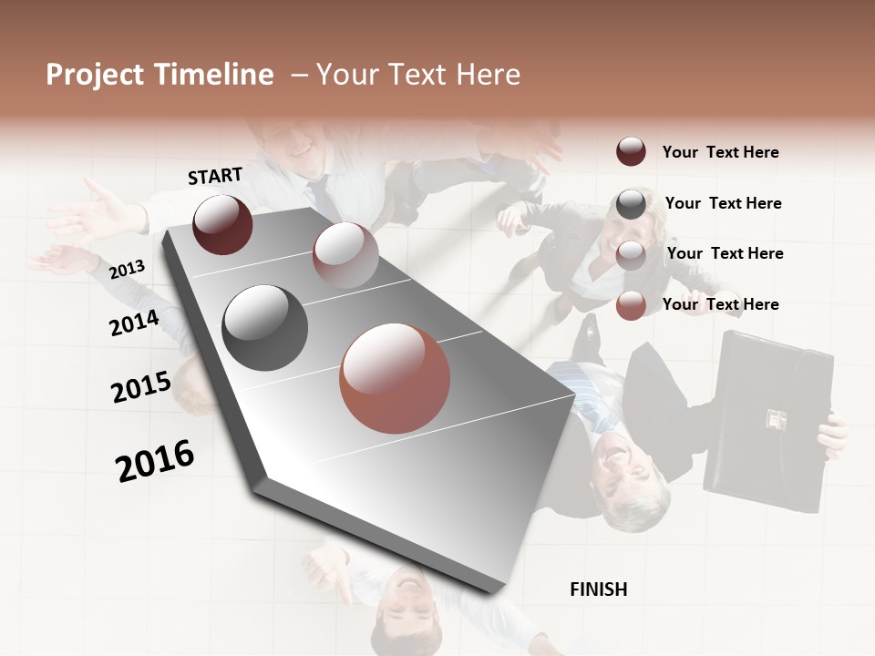 Confident Partnership Businessteam PowerPoint Template