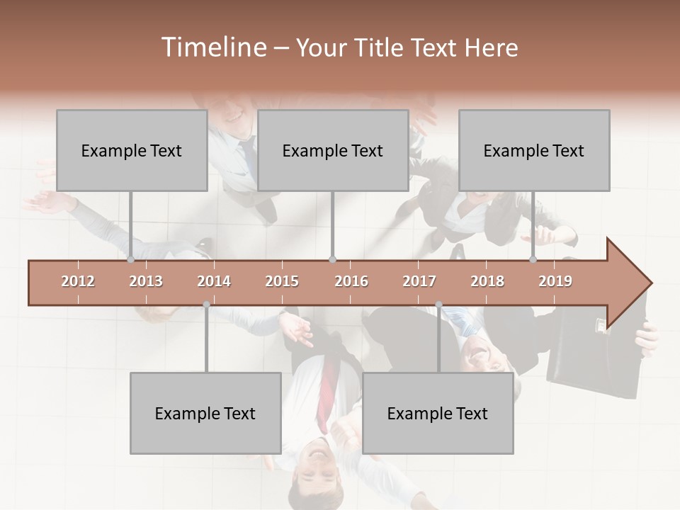 Confident Partnership Businessteam PowerPoint Template