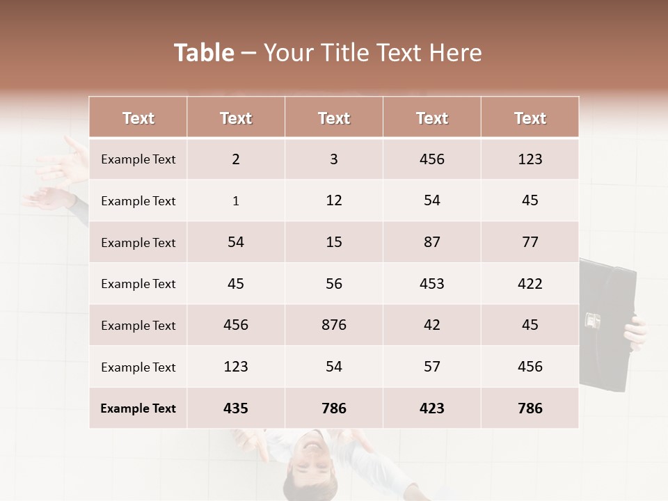 Confident Partnership Businessteam PowerPoint Template