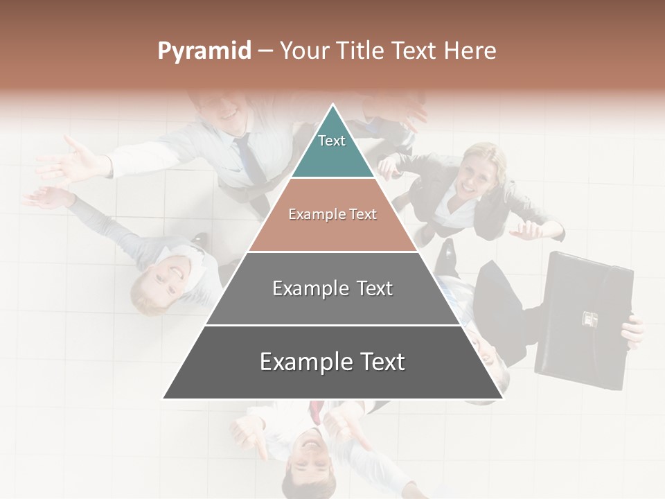 Confident Partnership Businessteam PowerPoint Template