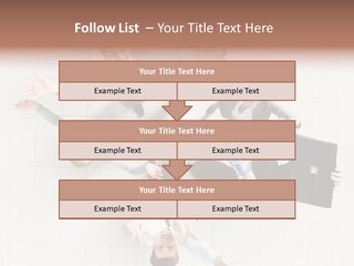 Confident Partnership Businessteam PowerPoint Template