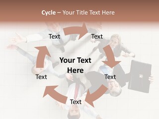 Confident Partnership Businessteam PowerPoint Template