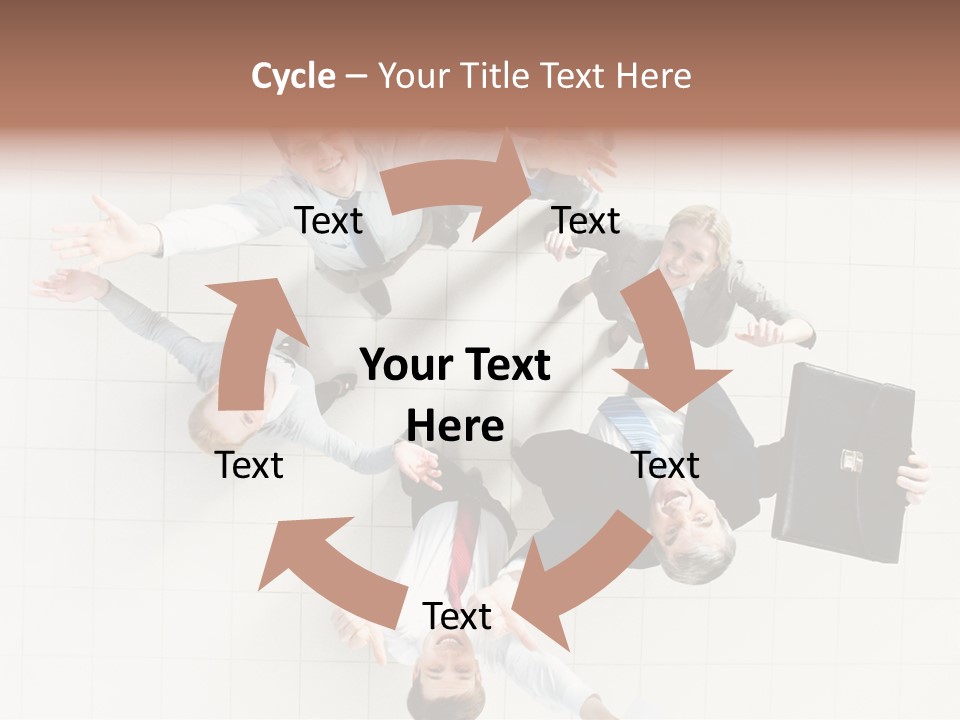 Confident Partnership Businessteam PowerPoint Template