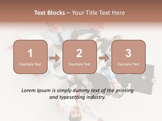 Confident Partnership Businessteam PowerPoint Template