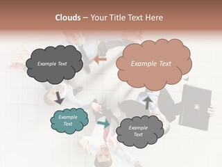 Confident Partnership Businessteam PowerPoint Template