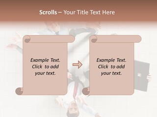 Confident Partnership Businessteam PowerPoint Template